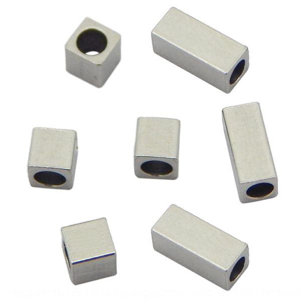 stainless steel square hole hole rectangular multi-specification bead positioning bead, Silver
stainless steel square hole hole rectangular multi-specification bead positioning bead, Silver