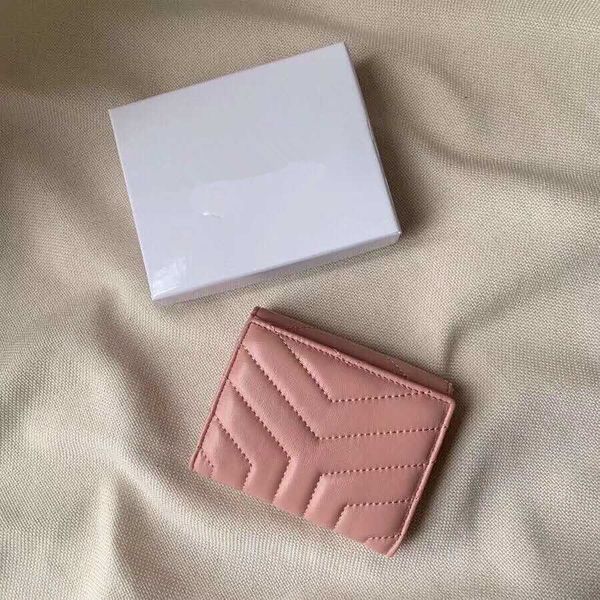spring 2020 paragraphs designer pink wallet card pack pure cowhide short folded hand purse, Red;black
spring 2020 paragraphs designer pink wallet card pack pure cowhide short folded hand purse, Red;black