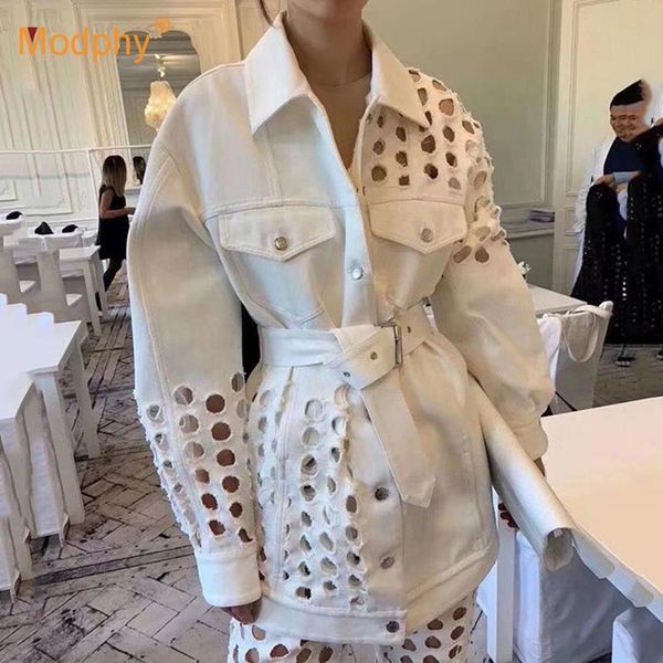 women's denim loose coat lapel long sleeve belt round hole casual denim jacket jeans coat female 2020 autumn fashion new, Black
women's denim loose coat lapel long sleeve belt round hole casual denim jacket jeans coat female 2020 autumn fashion new, Black
