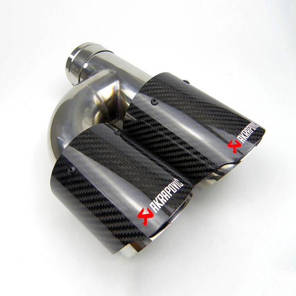 gtparts universal dual carbon fiber stainless steel universal auto akrapovic exhaust tip double end pipe
gtparts universal dual carbon fiber stainless steel universal auto akrapovic exhaust tip double end pipe