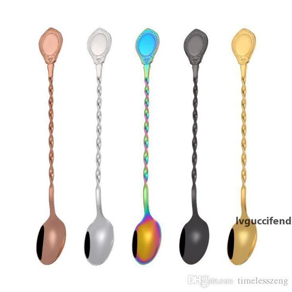 creative stainless steel cocktail mixing spoon spiral long handle bar stir spoon bartender bar tools ing
creative stainless steel cocktail mixing spoon spiral long handle bar stir spoon bartender bar tools ing