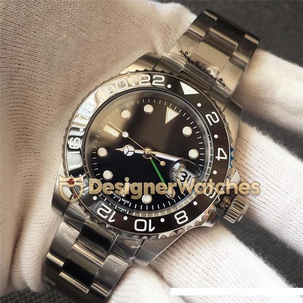 116710 black ceramic bezel 24 hours mechanical automatic watch 316l stainless steel case bracelet wristwatches, Slivery;brown
116710 black ceramic bezel 24 hours mechanical automatic watch 316l stainless steel case bracelet wristwatches, Slivery;brown