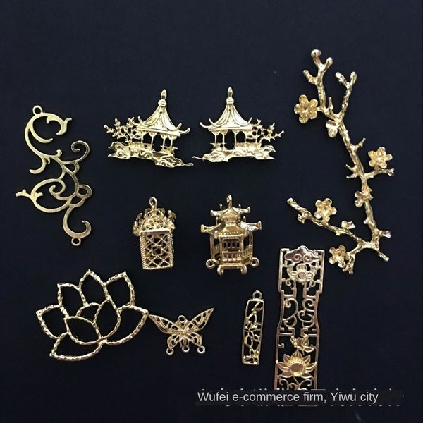new accessories diy alloy quadrangle kiosk imitation gold handmade diy handmade chinese crown fan bride headdress material, Silver
new accessories diy alloy quadrangle kiosk imitation gold handmade diy handmade chinese crown fan bride headdress material, Silver