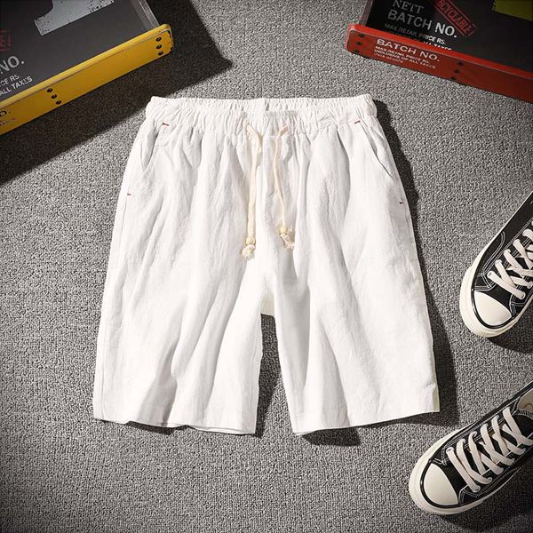 men's shorts 2021 summer mens casual loose solid trousers male sports knee straight cotton beach short pants breathable, White;black
men's shorts 2021 summer mens casual loose solid trousers male sports knee straight cotton beach short pants breathable, White;black