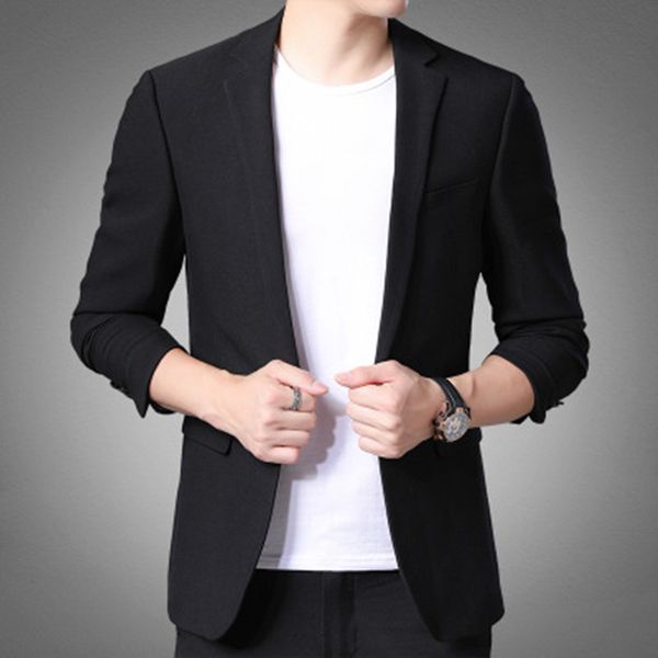 black wedding suit blazer men fall winter mens business casual suit jacket slim fit male coat, White;black
black wedding suit blazer men fall winter mens business casual suit jacket slim fit male coat, White;black