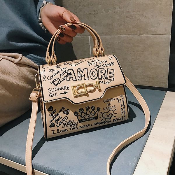 snqon korean korean style stereo single cros kelly cross shoulder women's ba style stereo kelly bag letter printing lock buckle single, White
snqon korean korean style stereo single cros kelly cross shoulder women's ba style stereo kelly bag letter printing lock buckle single, White