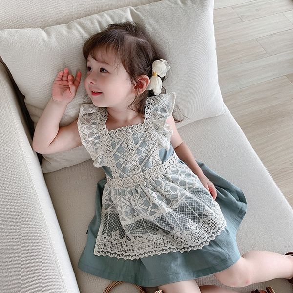 baby girls princess dress 2020 summer new korean style shirts lace dress 2pcs cute cotton kids dress toddlers kids ball gown t200713, Red;yellow
baby girls princess dress 2020 summer new korean style shirts lace dress 2pcs cute cotton kids dress toddlers kids ball gown t200713, Red;yellow