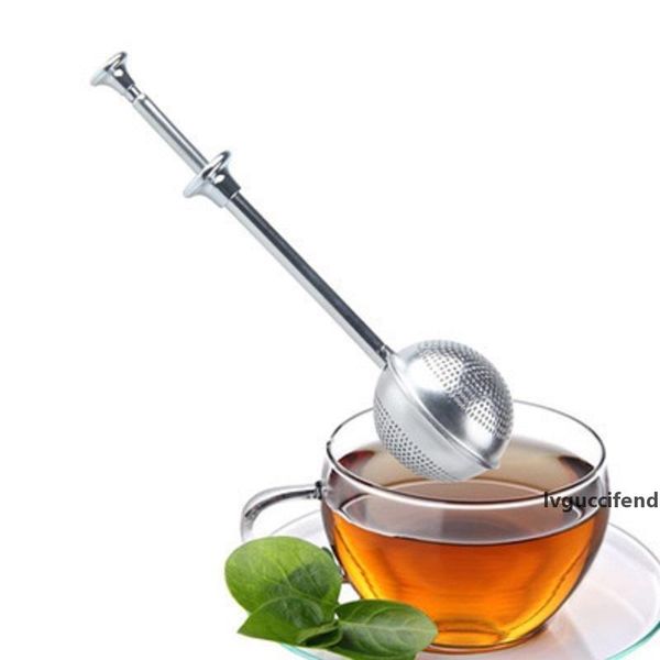 304 stainless steel telescopic tea ball push tea infuser strainer filter home kitchen tea tool wb1313
304 stainless steel telescopic tea ball push tea infuser strainer filter home kitchen tea tool wb1313