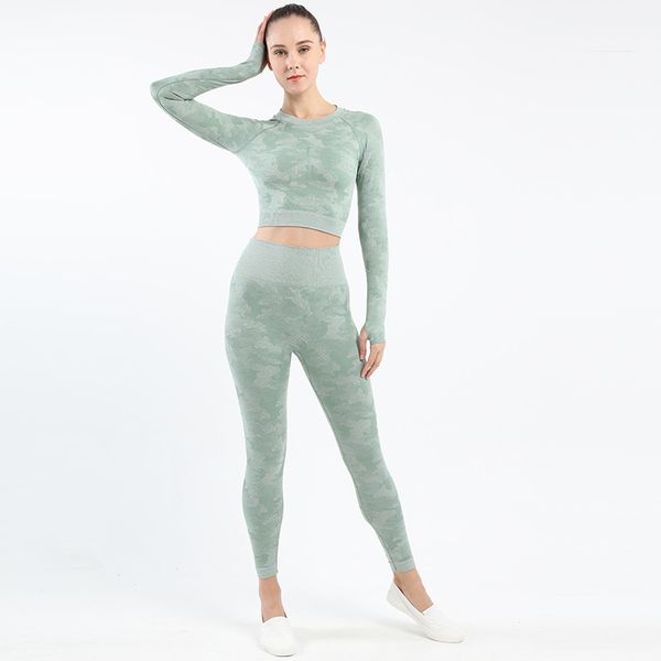 yoga outfits camouflage seamless set tracksuit women fitness clothing sportswear sport bra long sleeve crop pants sports suits, White;red
yoga outfits camouflage seamless set tracksuit women fitness clothing sportswear sport bra long sleeve crop pants sports suits, White;red
