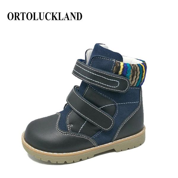 ortoluckland new children winter fur boots shoes boys flat black boots stiff back heel leather orthopedic shoes for kids
ortoluckland new children winter fur boots shoes boys flat black boots stiff back heel leather orthopedic shoes for kids