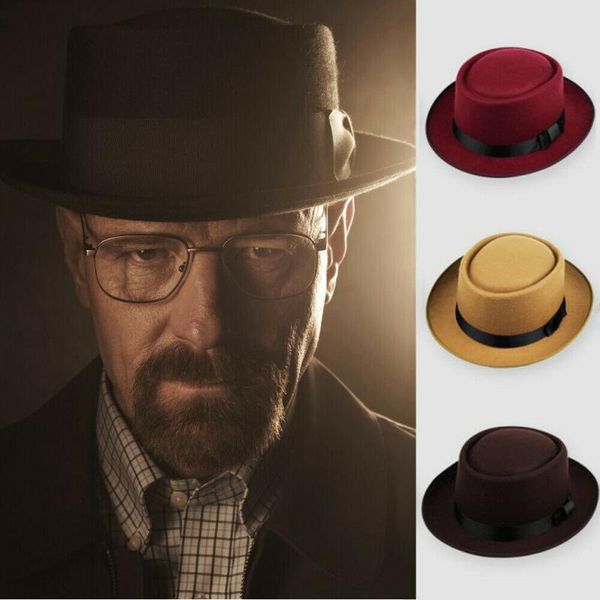wide brim hats men women classic fe pork pie hat trilby jazz cap gentleman, Blue;gray
wide brim hats men women classic fe pork pie hat trilby jazz cap gentleman, Blue;gray