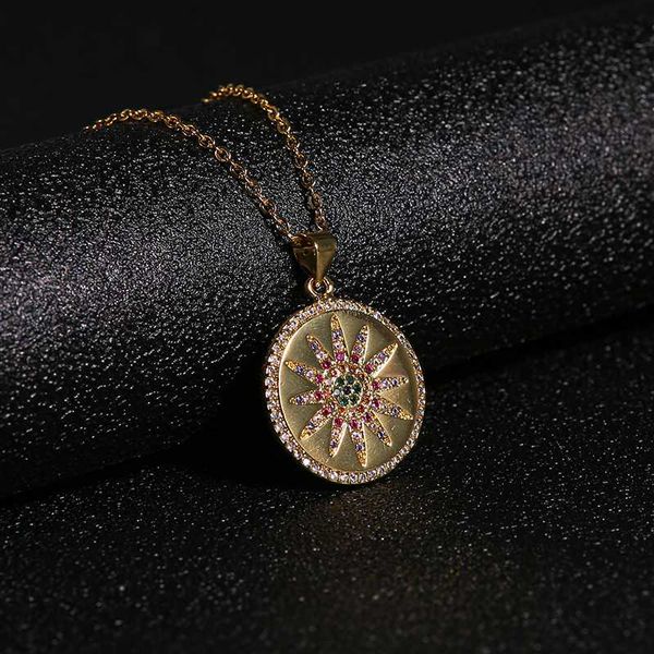 fashion stainless steel colored zircon sun pendant necklace charm women necklace jewelry, Silver
fashion stainless steel colored zircon sun pendant necklace charm women necklace jewelry, Silver