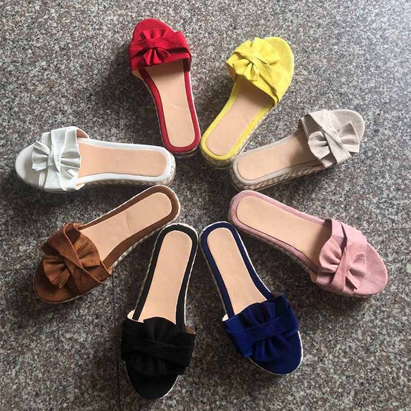 sale summer flat shoes women bowknot slippers wedge slippers non-slip elegant rope beach bottom shoes flip flops, Black
sale summer flat shoes women bowknot slippers wedge slippers non-slip elegant rope beach bottom shoes flip flops, Black