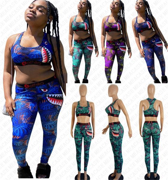 women shark brand swimsuit 2 piece sets push up vest tank bras + pants leggings swimming bathing suit cartoon beachwear tracksuits d72706, White
women shark brand swimsuit 2 piece sets push up vest tank bras + pants leggings swimming bathing suit cartoon beachwear tracksuits d72706, White