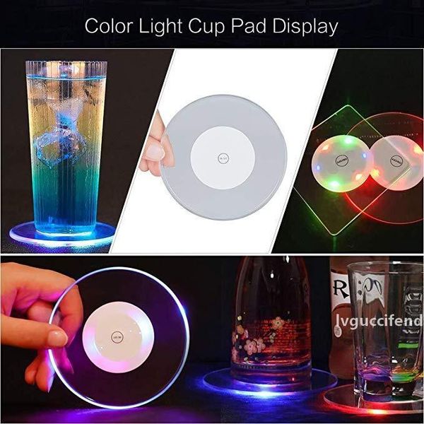 dhl led coaster light up pad mat coasters cups acrylic for drinks bar beer beverage party wedding bar decoration
dhl led coaster light up pad mat coasters cups acrylic for drinks bar beer beverage party wedding bar decoration