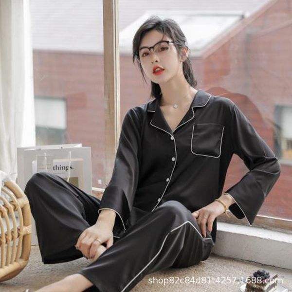 autumn solid color pajamas women's thin home clothes casual simple korean style two-piece set outdoor pajamas, Blue;red
autumn solid color pajamas women's thin home clothes casual simple korean style two-piece set outdoor pajamas, Blue;red