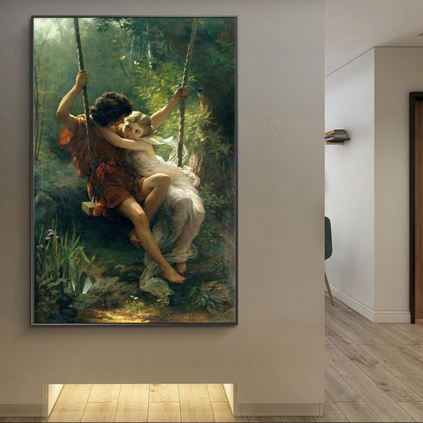 spring swing by pierre auguste cot famous oil painting cuadros poster and prints wall art for living room home decor (no frame
spring swing by pierre auguste cot famous oil painting cuadros poster and prints wall art for living room home decor (no frame