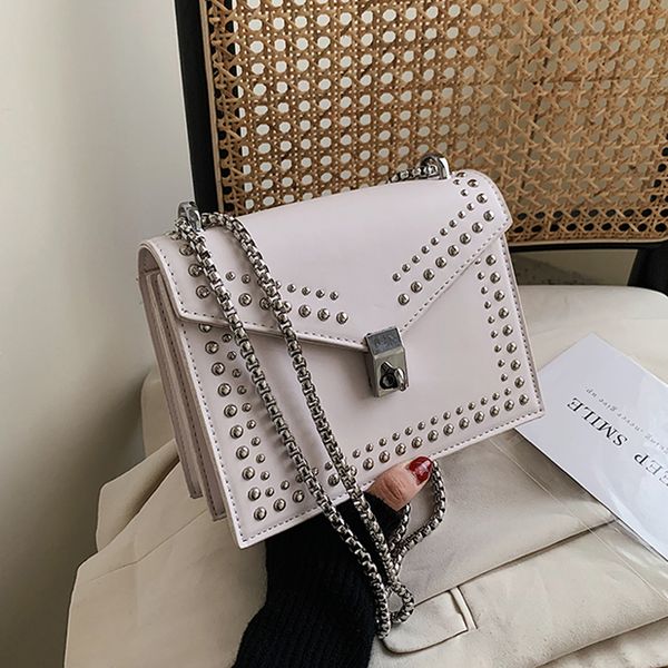 rivet chain small crossbody bags for women 2020 shoulder messenger bag lady luxury handbags
rivet chain small crossbody bags for women 2020 shoulder messenger bag lady luxury handbags