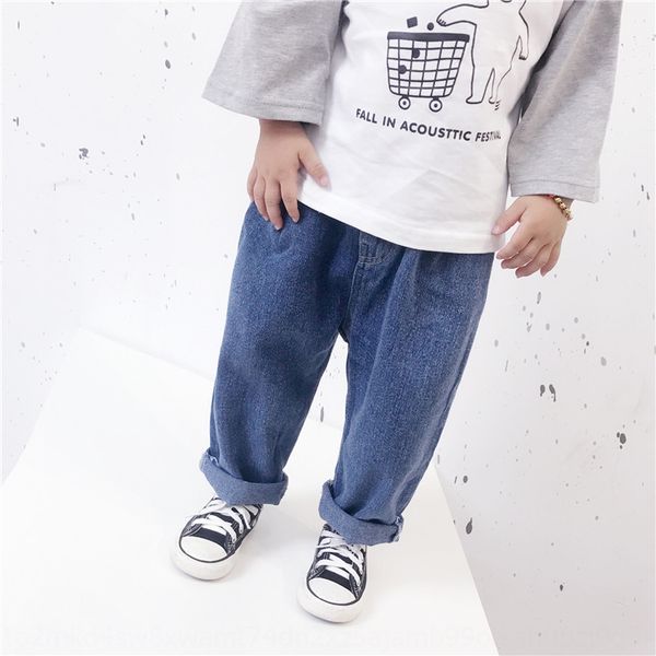 2019 clothing jeans children's pants children's panty autumn clothing 1-3 years old boys and girls jeans pants, Blue
2019 clothing jeans children's pants children's panty autumn clothing 1-3 years old boys and girls jeans pants, Blue