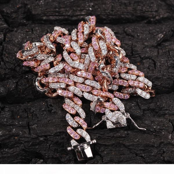 uwin 9mm iced out women choker necklace silver rose gold cuban link with white &pink cubic zirconia chain jewelry
uwin 9mm iced out women choker necklace silver rose gold cuban link with white &pink cubic zirconia chain jewelry