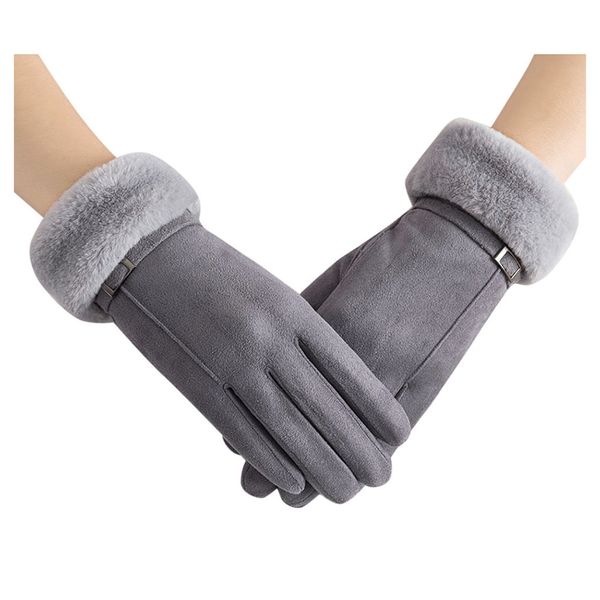 women full finger gloves faux fur winter warm mittens female cashmere gloves hand warmer guantes mujer, Silver
women full finger gloves faux fur winter warm mittens female cashmere gloves hand warmer guantes mujer, Silver