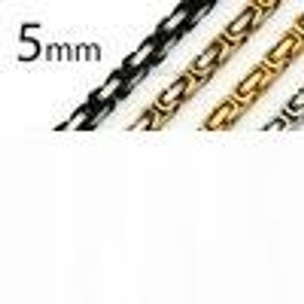 wholesale-customized 5mm black gold silver tone stainless steel necklace byzantine box mens boys chain necklace wholesale jewelry knm15
wholesale-customized 5mm black gold silver tone stainless steel necklace byzantine box mens boys chain necklace wholesale jewelry knm15