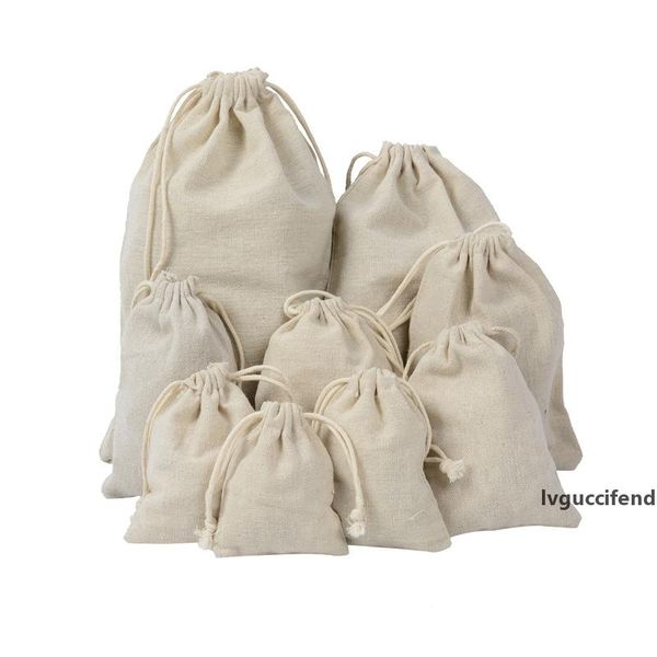 50pcs white cotton sacks jute bags natural burlap gift candy pouch drawstring bags wedding party favor pouch gift storage
50pcs white cotton sacks jute bags natural burlap gift candy pouch drawstring bags wedding party favor pouch gift storage