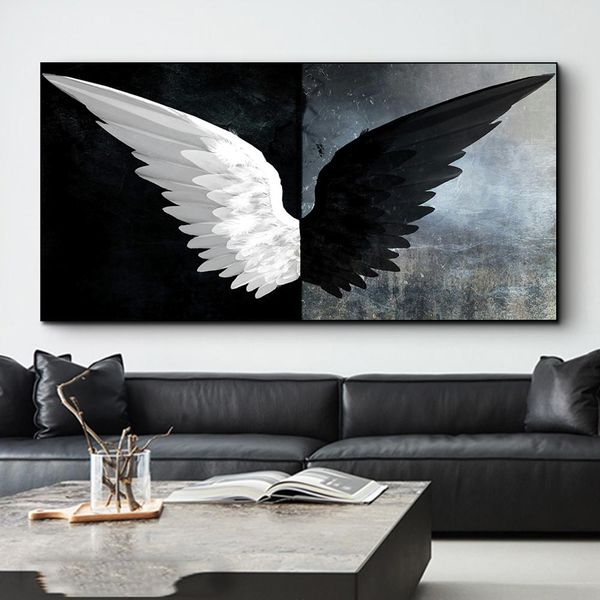 black and white angel wings canvas art posters and prints modern wings canvas paintings on the wall art pictures home decoration
black and white angel wings canvas art posters and prints modern wings canvas paintings on the wall art pictures home decoration