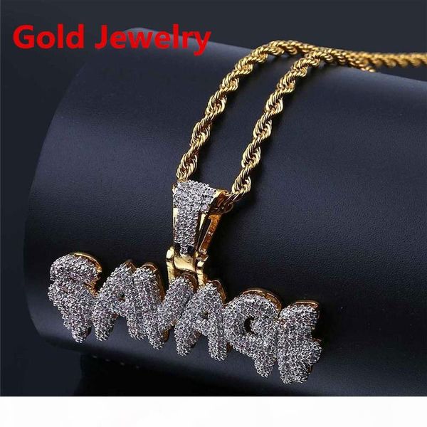 cool hiphop savage pendant necklace for men bling cubic zirconia 18k gold plated jewelry new fashion hip hop necklace, Silver
cool hiphop savage pendant necklace for men bling cubic zirconia 18k gold plated jewelry new fashion hip hop necklace, Silver
