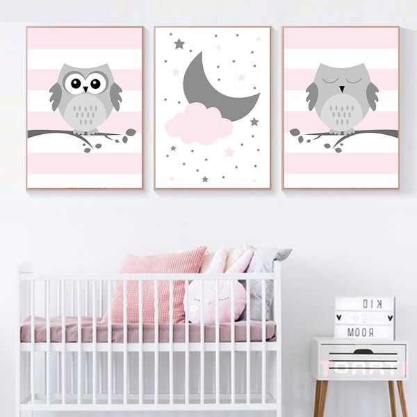 woodland owl poster star moon cloud wall art print canvas canvas painting nursery prints pink wall pictures for baby room decor
woodland owl poster star moon cloud wall art print canvas canvas painting nursery prints pink wall pictures for baby room decor