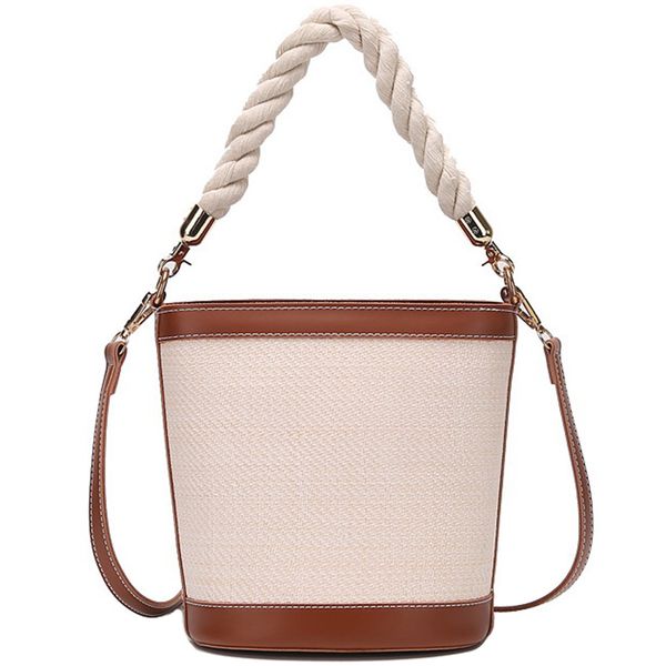 woven ladies handbag bucket straw braided messenger bag pu leather bag fashion patchwork shoulder brown
woven ladies handbag bucket straw braided messenger bag pu leather bag fashion patchwork shoulder brown