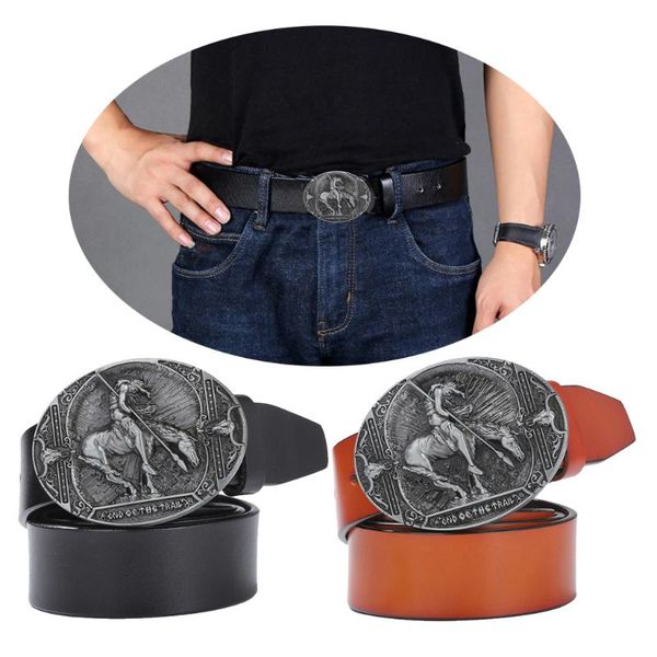 men rodeo texas western cowboy knight leather belt jeans belt accessories, Black;brown
men rodeo texas western cowboy knight leather belt jeans belt accessories, Black;brown