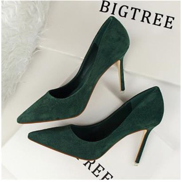 2020 new high heels women fashion pointed toe office shoes women's solid flock shallow high heels shoes for women 9 colors, Black
2020 new high heels women fashion pointed toe office shoes women's solid flock shallow high heels shoes for women 9 colors, Black