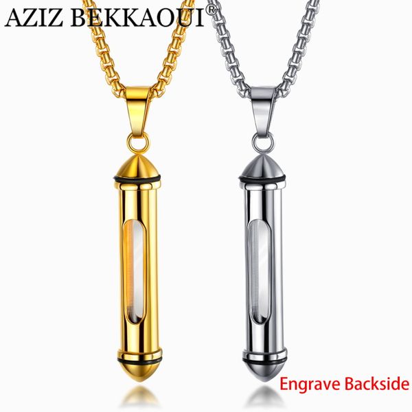 aziz bekkaoui engrave name stainless steel men necklaces cremation ash urn necklaces can be open memorial cylinder vial pendant, Silver
aziz bekkaoui engrave name stainless steel men necklaces cremation ash urn necklaces can be open memorial cylinder vial pendant, Silver