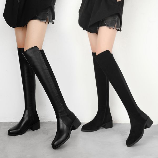 malemonkey 942757 women boots slim over-the-knee boots fashion suede pu thigh high female winter women black
malemonkey 942757 women boots slim over-the-knee boots fashion suede pu thigh high female winter women black