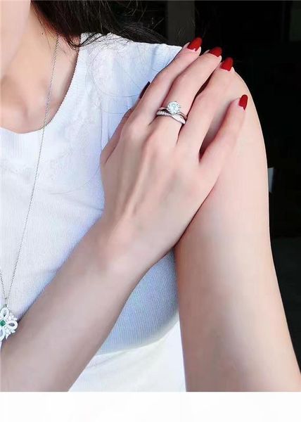 high version six claw 1-3 karat diamond luxury ring 925sterling silver couple rings women marry wedding engagement lovers gift with box, Golden;silver
high version six claw 1-3 karat diamond luxury ring 925sterling silver couple rings women marry wedding engagement lovers gift with box, Golden;silver