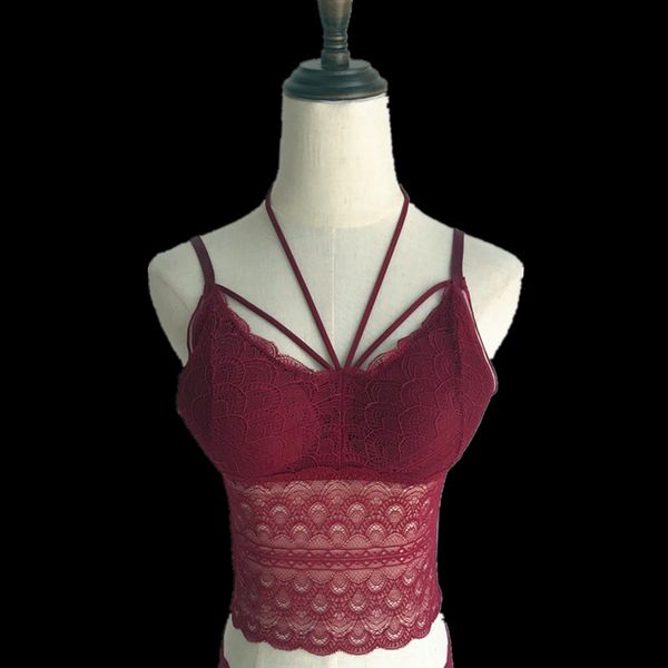 new neck plastering bra vestlace vest chest beauty back wrap chest strap lace long short vest base underwear, White
new neck plastering bra vestlace vest chest beauty back wrap chest strap lace long short vest base underwear, White