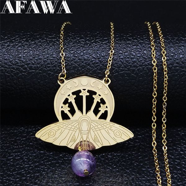 witchcraft pentagram bat stainless steel statement necklace women gold color crystal statement necklace jewelry joyas n3059s02, Silver
witchcraft pentagram bat stainless steel statement necklace women gold color crystal statement necklace jewelry joyas n3059s02, Silver