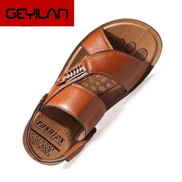men sandals summer genuine leather roman sandals men casual shoes beach flip flops fashion outdoor slippers shoes sneakers, Black
men sandals summer genuine leather roman sandals men casual shoes beach flip flops fashion outdoor slippers shoes sneakers, Black