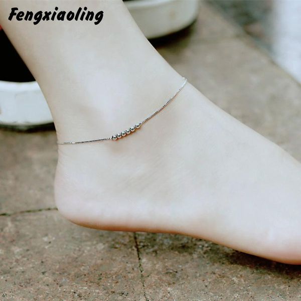 fengxiaoling 100% genuine 925 sterling silver minimalism multiple mini beads anklets for women fine jewelry cute accessories, Red;blue
fengxiaoling 100% genuine 925 sterling silver minimalism multiple mini beads anklets for women fine jewelry cute accessories, Red;blue