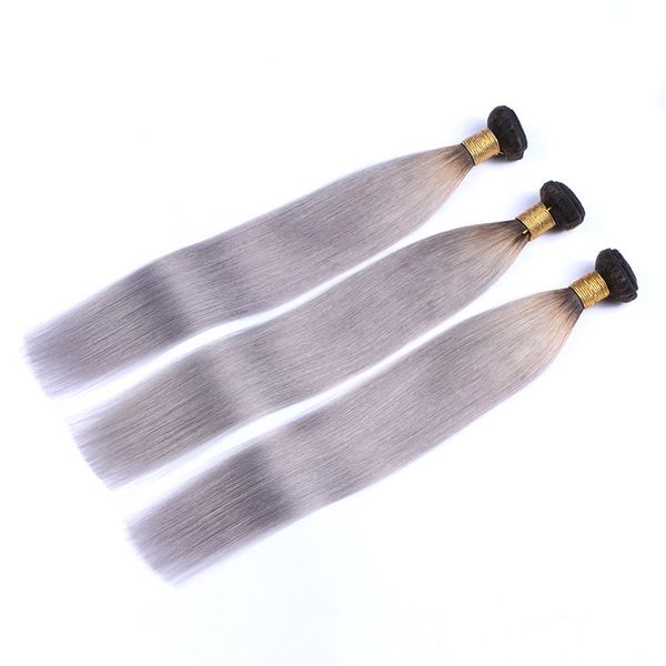 brazilian human hair extensions 1b/grey 3 bundles silky straight three pieces straight 1b/grey ombre hair weaves 10-26inch, Black
brazilian human hair extensions 1b/grey 3 bundles silky straight three pieces straight 1b/grey ombre hair weaves 10-26inch, Black