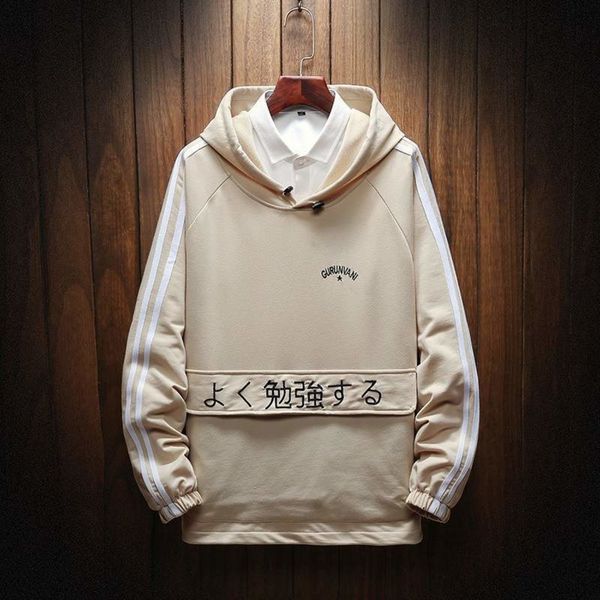 t- sweater long-sleeved t-shirt men's 2019 spring new hooded sweater korean style trendy base shirt men's clothing, Black 
t- sweater long-sleeved t-shirt men's 2019 spring new hooded sweater korean style trendy base shirt men's clothing, Black