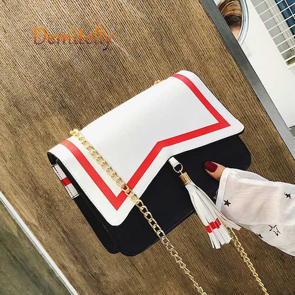 new cute cartoon tassel pendant design hit color chain handle women's handbag shoulder messenger bag ladies tote bag wallet
new cute cartoon tassel pendant design hit color chain handle women's handbag shoulder messenger bag ladies tote bag wallet