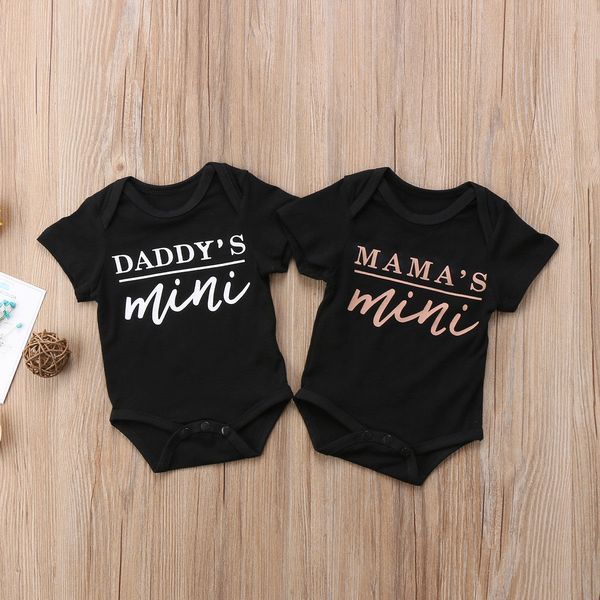 2018 newborn baby boys girl mama daddy mini babygrows bodysuit jumpsuit black summer casual clothes outfits ss, Blue
2018 newborn baby boys girl mama daddy mini babygrows bodysuit jumpsuit black summer casual clothes outfits ss, Blue
