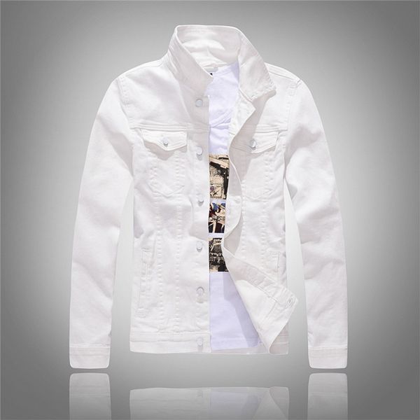 men's jackets 2021 spring and autumn korean white denim jacket slim long sleeve black, Black;brown
men's jackets 2021 spring and autumn korean white denim jacket slim long sleeve black, Black;brown