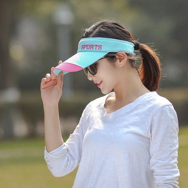 tennis baseball cap women's baseball cap korean outdoor sun hat sports tennis sun hat, Blue;gray