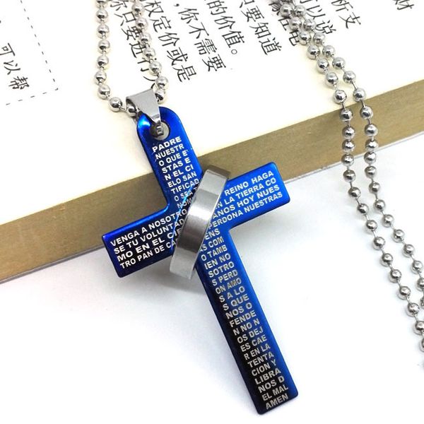 bible cross ring ring titanium necklace men's stainless steel necklace cross couple necklace wholesale ing
bible cross ring ring titanium necklace men's stainless steel necklace cross couple necklace wholesale ing
