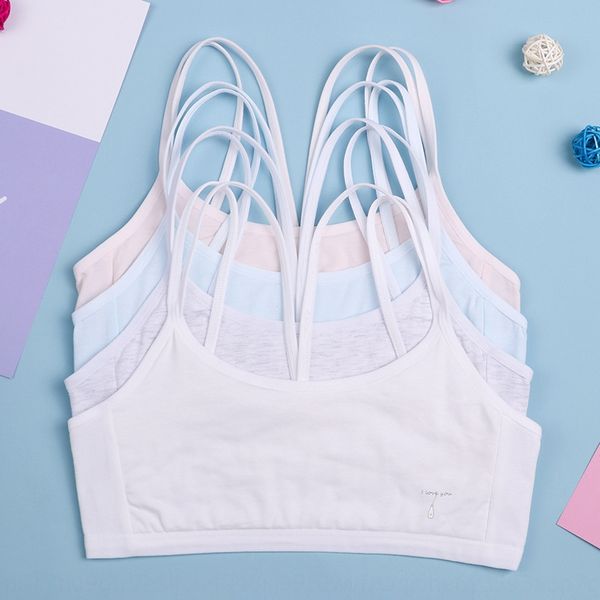 lidemi girls underwear vest bra vest' underwear for students during developmental period cotton-padded small camisole bra, White
lidemi girls underwear vest bra vest' underwear for students during developmental period cotton-padded small camisole bra, White