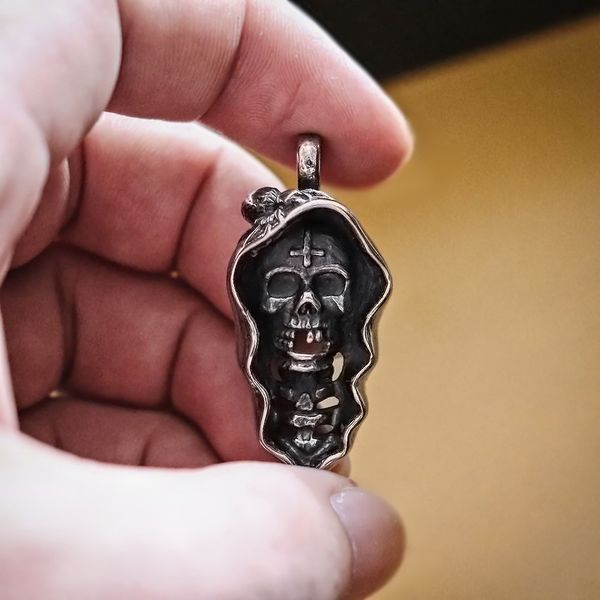 перевернутый крест сатана demon верующий паук череп из нержавеющей стали 316l мужчины подвеска готическая байкер ювелирные изделия gife, Silver
перевернутый крест сатана demon верующий паук череп из нержавеющей стали 316l мужчины подвеска готическая байкер ювелирные изделия gife, Silver