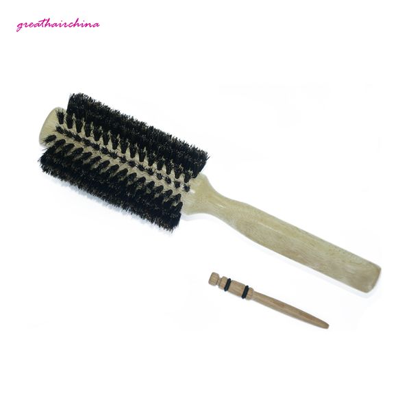 hair brushes professional blending brush natural wood handle comb roller round hairbrush wavy curly styling multiple choice, Silver
hair brushes professional blending brush natural wood handle comb roller round hairbrush wavy curly styling multiple choice, Silver